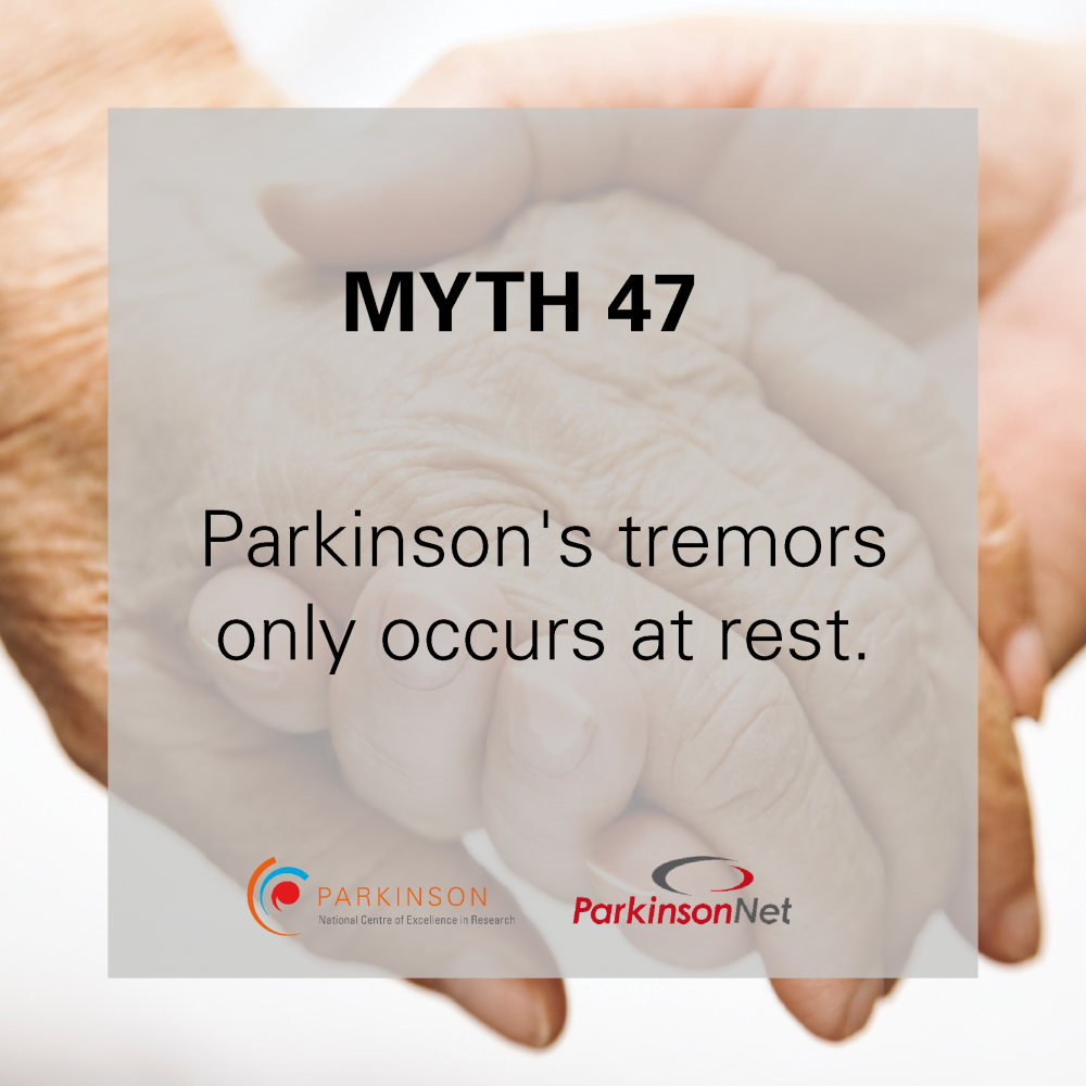 Parkinson's disease myth 47 tremor